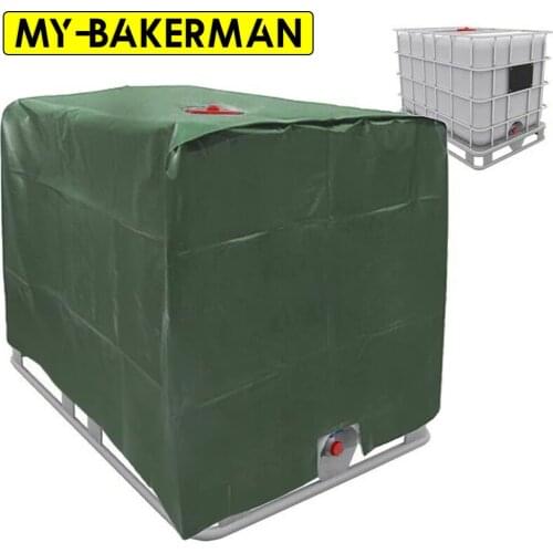 7 colors Durable Garden Outdoor Cover For Rain Water Tank 1000 liters IBC Container Foil Waterproof Anti-Dust Cover Sun