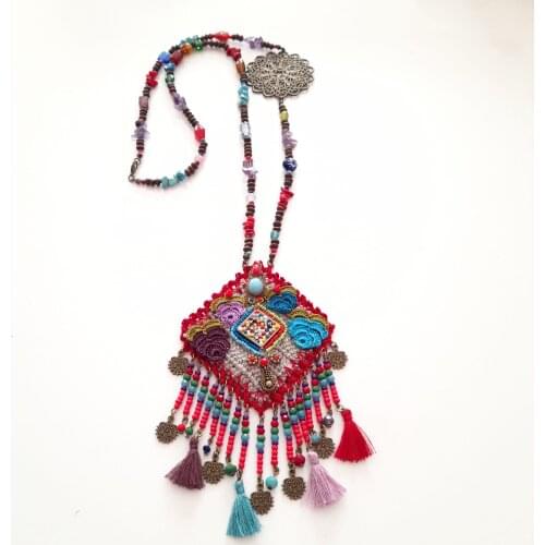 Goodtime Long Necklace Women Handmade Jewelry