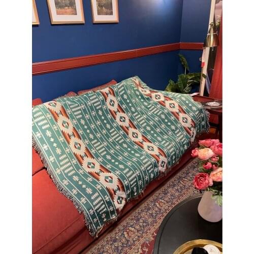 Travel Airplane Knitted Throw Blankets for Adults Wall Tapestry Sofa Nap Blanket Picnic Mat