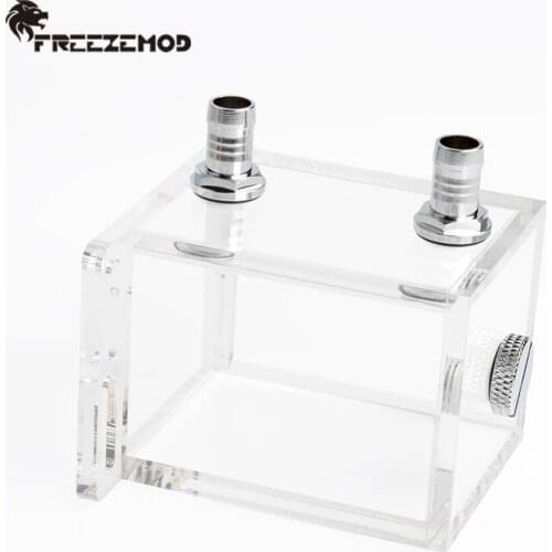 FREEZEMOD water tank Reservoir full transparent, with extension fixing position acrylic water cooler GQSX-T3