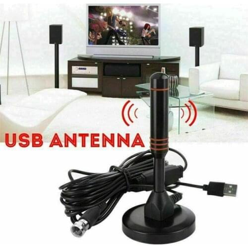 HD Digital Indoor Amplified TV Antenna 200 Miles Ultra HDTV With Amplifier VHF/UHF Quick Response Indoor Outdoor Aerial HD Set