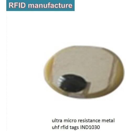 Short range 10cm-1m Micro rare earth ceramics anti-metal rfid uhf tag work for uhf rfid impinj r2000 reader on metal goods
