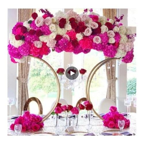 Metal table centerpieces wedding metal flower stand centerpiece for wedding tables without flowers