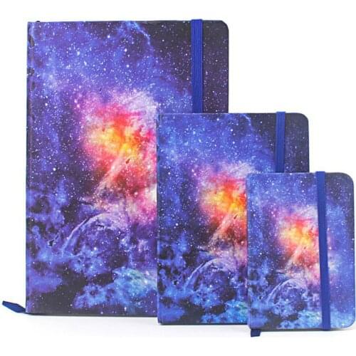 Fashion Student Hardcover Rubber Band Notebook (Random Style)