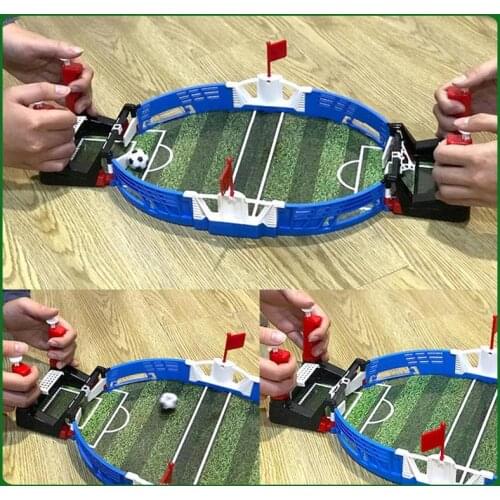 Mini Table Top Double Player Game Football Board Game Set Indoor Game Table Football Kids Favor Child Soccer Tables