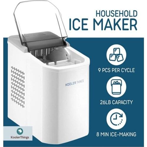 Small Home Mini Ice Maker Milk Tea Shop Bar Cube Machine portable bar