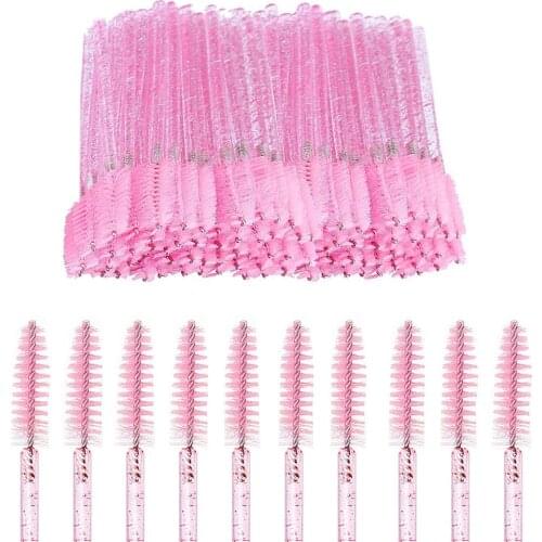 Disposable Multi-colors Eyelashes Brushes 300Pcs Eyelash Extension Applicator Eyebrow Brush Lashes Mascara Wands Makeup Tools