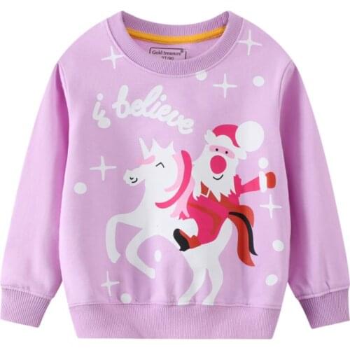 Autumn And Winter New Girls Western-style Sweaters Long-sleeved Tops Baby Clothes