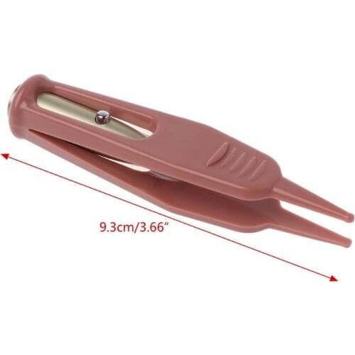 Baby Flashlight Dig Booger Clip Infants Clean Ear Nose Navel Visible Safety Tweezers Safe Forceps Cleaning Supplies