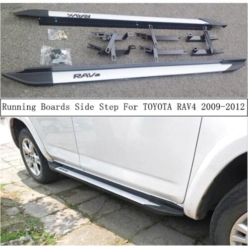 Running Boards For TOYOTA RAV4 2009 2010 2011 2012 Side Step Bar Pedals High Quality Nerf Bars Auto Accessories