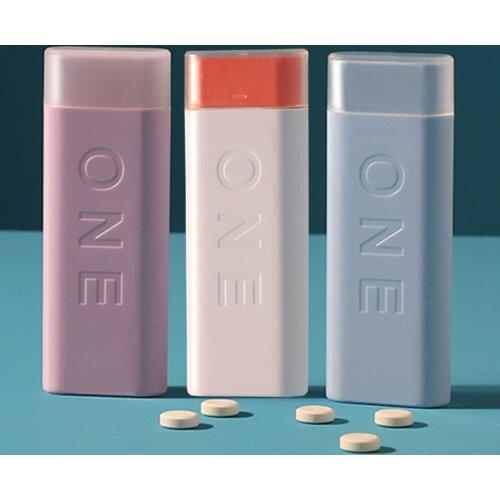 Portable Daily Pill Organizer Mini One Day Storage Box Case Vitamin Container Dispenser