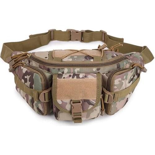 New Hip Packs Outdoor Military Waist Bag Tactical Waist Pack Chest body Sling Single Shoulder Sports Bags MOLLE Army Belt Bag