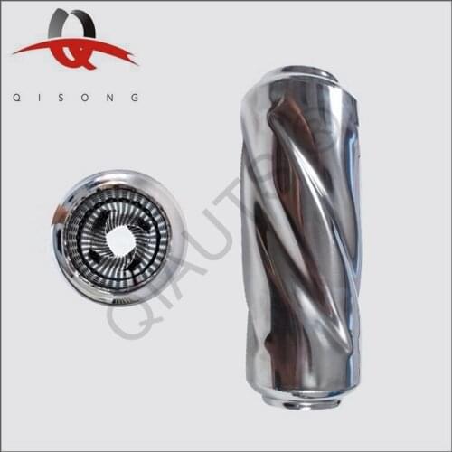 [QISONG] Stainless Steel Universal Car Auto Exhaust 2.5" 63mm Middle Dissipative Tuning Muffler Branch Sound Tuning Pipe