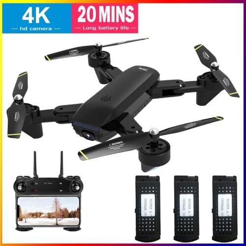 RC Drone 720P 1080P 4K HD Wide Angle Camera Foldable Quadcopter Professional Quadrocopter Selfie Dron 22mins Flight Time