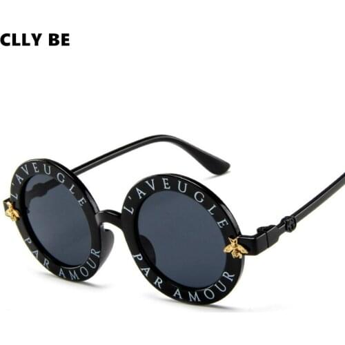 Steampunk Bee Kids Sunglasses Boys Girls Luxury Vintage Children Sunglasses Round Sun Glasses Oculos Feminino Accessories