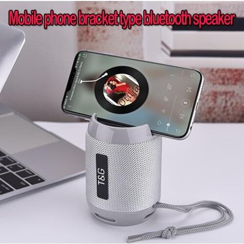 Tg129C mobile phone bracket type bluetooth speaker subwoofer sound bar portable bluetooth mini speaker supports wireless TF card