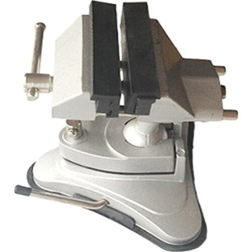 Bench Vise Universal Vacuum Suction Table Vise 360 Universal Adjustable Aluminium Alloy Bench Screw For Repair Tools