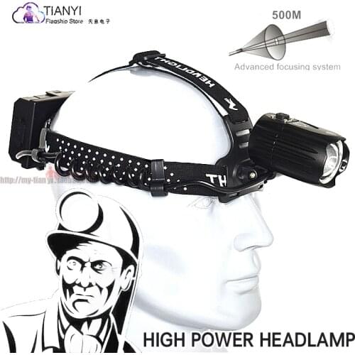 XHP90 strong light far-shot USB charging input/output telescopic zoom outdoor lighting headlamp super bright headlamp