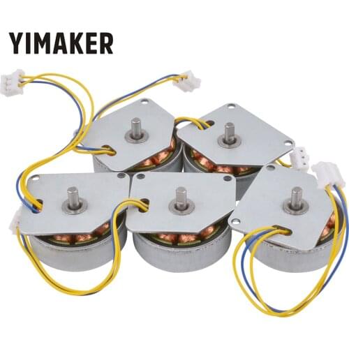 YIMAKER 5PCS 3V-24V Mini Three-Phase Alternator Hand Generator Dynamo Wind Generator Customized For password Lock DIY Household