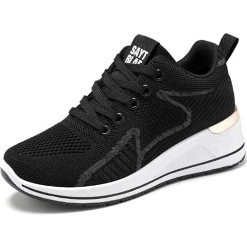 2021 Spring Spell Colors New Shoes Fashion Casual Shoes Women Sneakers Invisible Increase High Heels Women Shoes Casual Sneakers