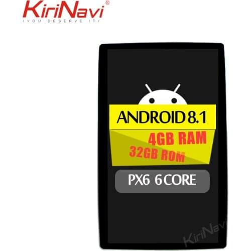 KiriNavi 6 Core PX6 4+32G 12.8" Android 8.1 universal car radio GPS for VW / Ford / Honda / Toyota / Nissan / car multimedia DVD