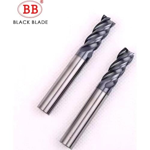 BB Stainless Steel Solid Carbide End Mill CNC Machining Tool Titanium Alloy Cutter BK4055 6mm 8mm 12mm 16mm