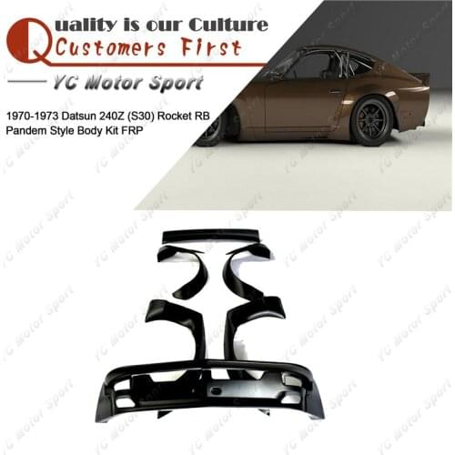 FRP Fiber Glass PD Style Bodykit Fit For 1970-1973 Datsun 240Z S30 RB Body Kit Front Beam Lip Fender Flare Rear Wing