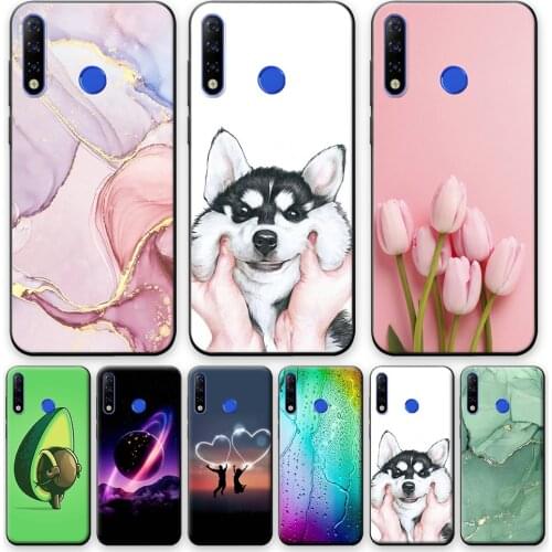For Tecno Camon 12 Case Soft Silicone Phone Cover For Tecno Camon 12 Coque 6.52" TPU Protective Case For Tecno Camon 12 Camon12
