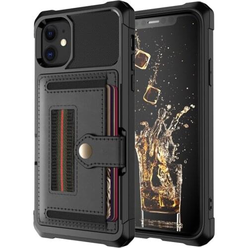 IPhone 6 6S 7 8 Plus X XR Xs Max SE PU Leather Wallet Case Card Slot Phone Card Bag Case For iPhone 12 mini 11 Pro Max Phone Bag