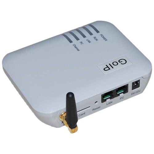 GOIP 1 Chip GSM Gateway (IMEI Change, 1 SIM Card, SIP & H.323, VPN PPTP).SMS GSM VOIP Gateway