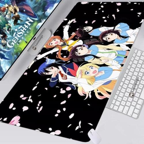 Kawaii Nisekoi Mouse Pad Anime Gamer PC Gaming Accessories Mousepad Keyboard Laptop Computer Speed Desk Mat LOL Varmilo Mausepad