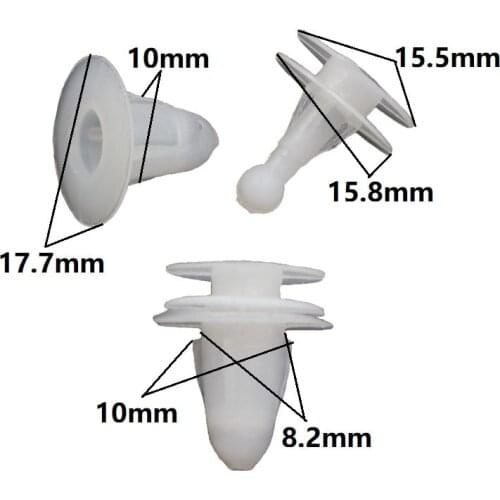 KE LI MI Door Panel Trim Snap Fastener Clips Interior Push in Fixed For Toyota Isuzu Mazda VW Honda