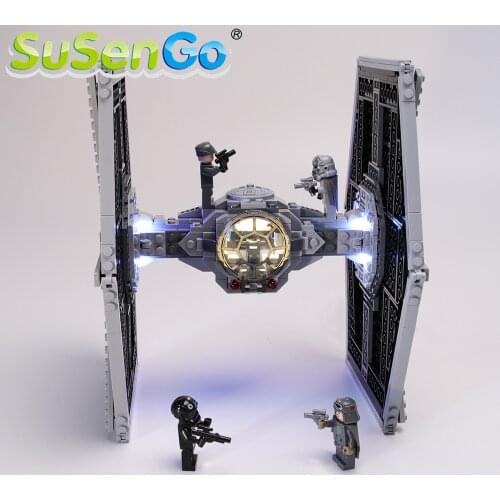 SuSenGo LED Light Kit For 75211 Star War Imperial TIE Fighter Compatible with 10900 81007 , No Model