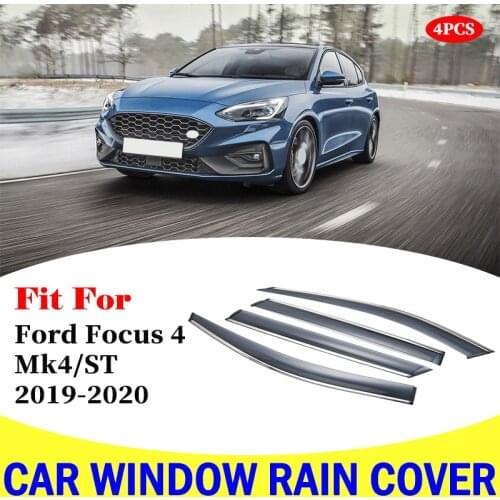 Window visor car FOR Ford Focus MK4 ST rain shield deflectors awning trim cover exterior 2019-2020 car-styling accessories