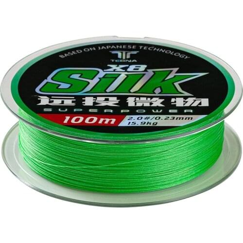 100m 8X Braided Wire Fishing Line Super Strong 8 Strands Braided Multifilament PE line Japan Material Saltwater Fishing Line