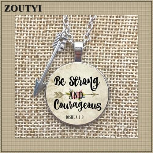 Best selling strong and brave necklace, gift for her, faithful charm necklace, warrior charm, survivor necklace