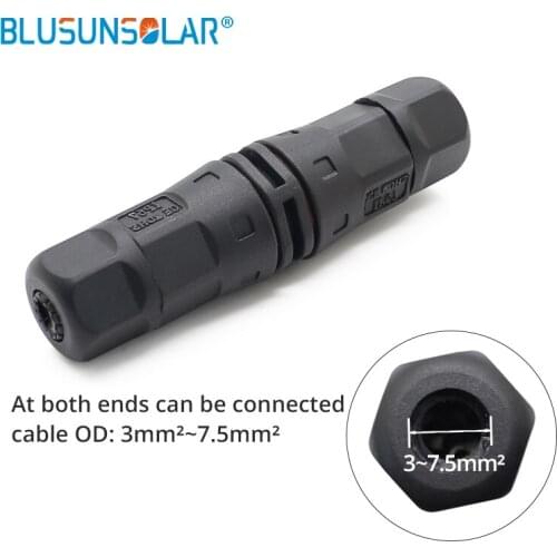 M15 Straight connector I Type Waterproof Connector Screw Lock Electrical Wire Adapter Cable Industrial plug 2Pin 3Pin