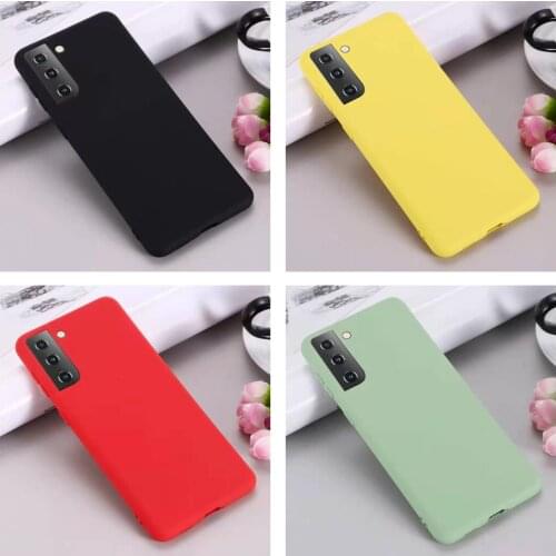 Matte Phone Case For Samsung galaxy S21 Pro A12 A32 A42 A52 A72 5G A10 A11 A21 A21S A31 A41 A51 A71 Silicone TPU Back Cover