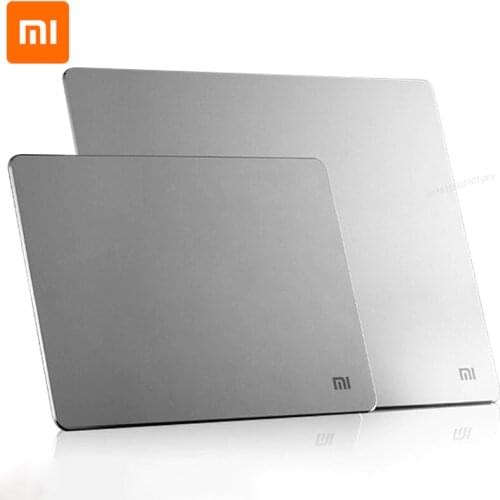 Xiaomi Metal Mouse Pad High Quality Aluminum Alloy Anti-Skid Slim Mouse Cushion PC Computer Laptop Waterproof Matte Mouse Pads