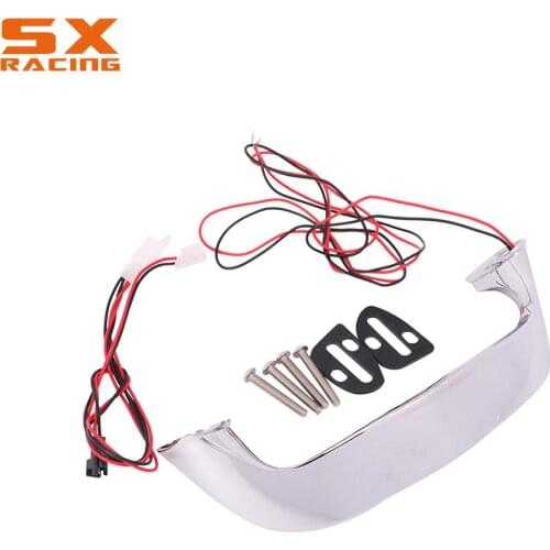 Motorcycle Chrome Trunk Handle Rear Tail LED Light For HONDA Goldwing Gold Wing GL1800 GL 1800 Street Bike 01 02 03 04 05 01- 16