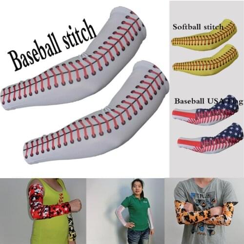 Brand New!Compression Breathable Sports UV Protection Arm Sleeves Cycling Basketball baseball Wicking Neon