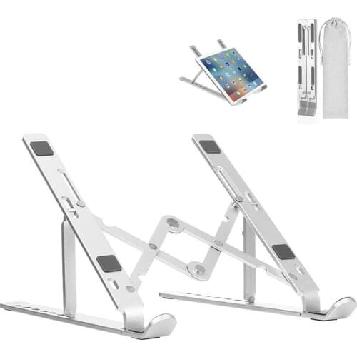 New Adjustable Laptop Holder Notebook Stand Portable Tablet Stand Aluminium Alloy Computer Bracket Holder For MacBook Air Pro