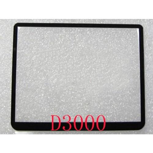 New LCD Screen Window Display (Acrylic) Outer Glass For NIKON D3000 Camera Screen Protector + Tape free shipping
