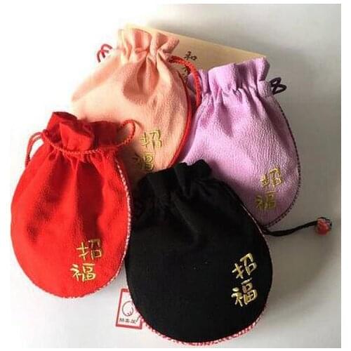 Wholesale card/coin jewelry bag kimono silk lucky cat fabric silk cell phone pocket bag mix 10pcs/lot