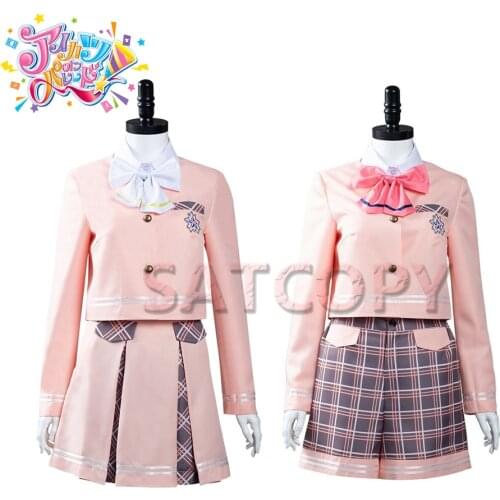 Game Aikatsu Planet ! Cosplay Costumes Aikatsu Ojisan Anime School Uniforms Women Halloween Aikatsu on Parade