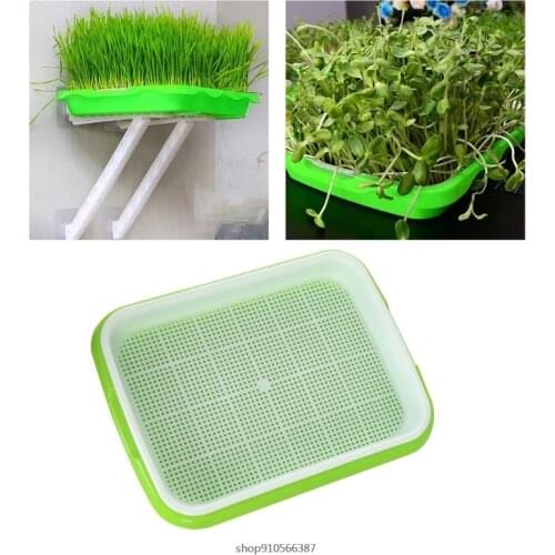 Seed Sprouter Tray 2Layer Soilless Bean Hydroponic Nursery Plate Sprouting Pot Planter Garden Planting Germination Tool Dropship