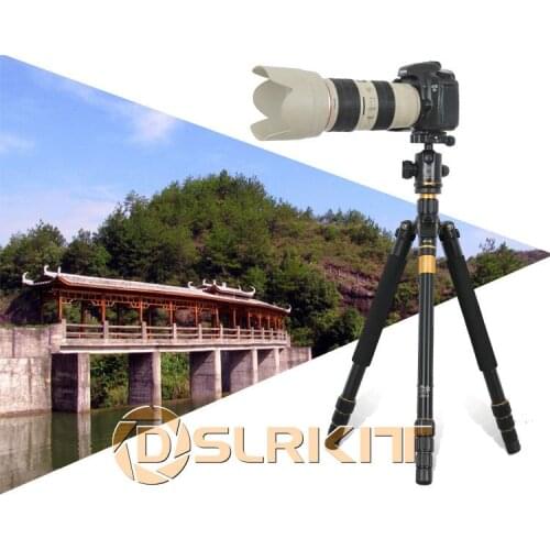 Pro Portable Aluminium Alloy Tripod Monopod+QZSD-02 Ball Head+Pocket Kit Q999 Q-999