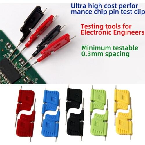 SDK08 Test Clip Chip Foot Clip Micro IC Clamp SOP SOIC TSSOP SSOP MSOP QFP IC Test Chip Mini Chips Adapters Socket