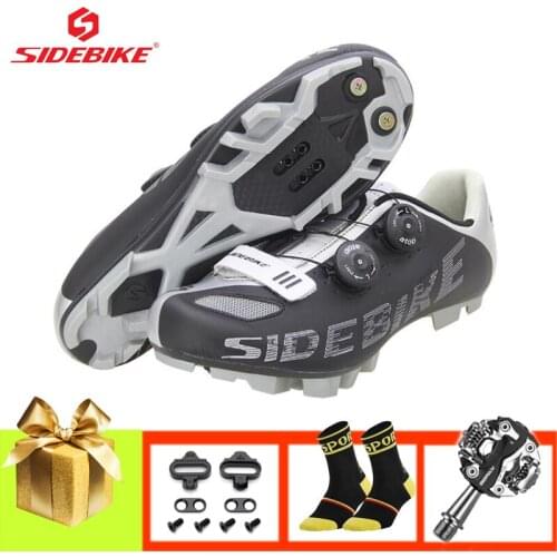 SIDEBIKE men sapatilha ciclismo mtb cycling shoes breathable SPD pedals self-locking outdoor non-slip Athletic cycling sneakers