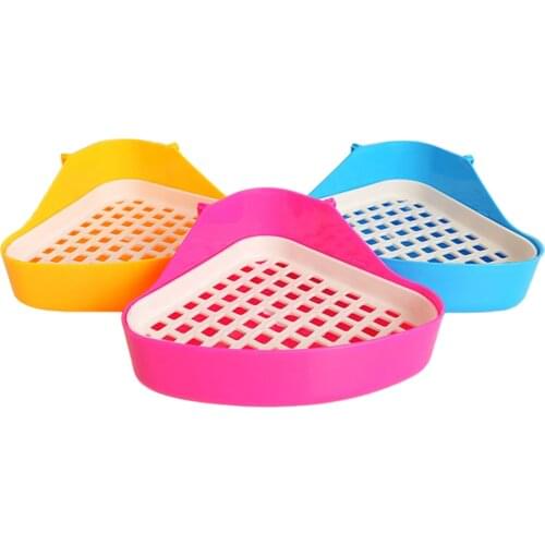 Hamster Toilet Small Animal Pet Rabbit Bathroom Toilet Durable Practical Multi-functional Classic Pets Litter Tray Potty